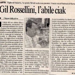 Gil Rossellini, l’abile ciak