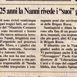 Mara Nanni rivede i “suoi” giudici